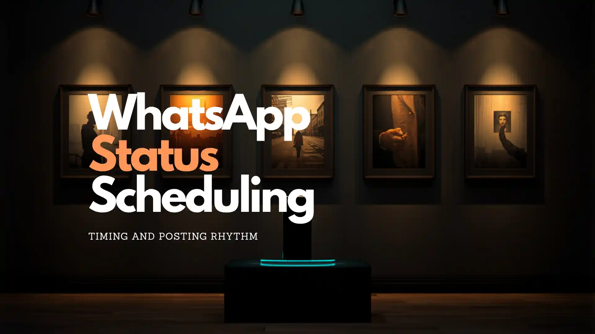 When should I schedule WhatsApp Status updates on Android?